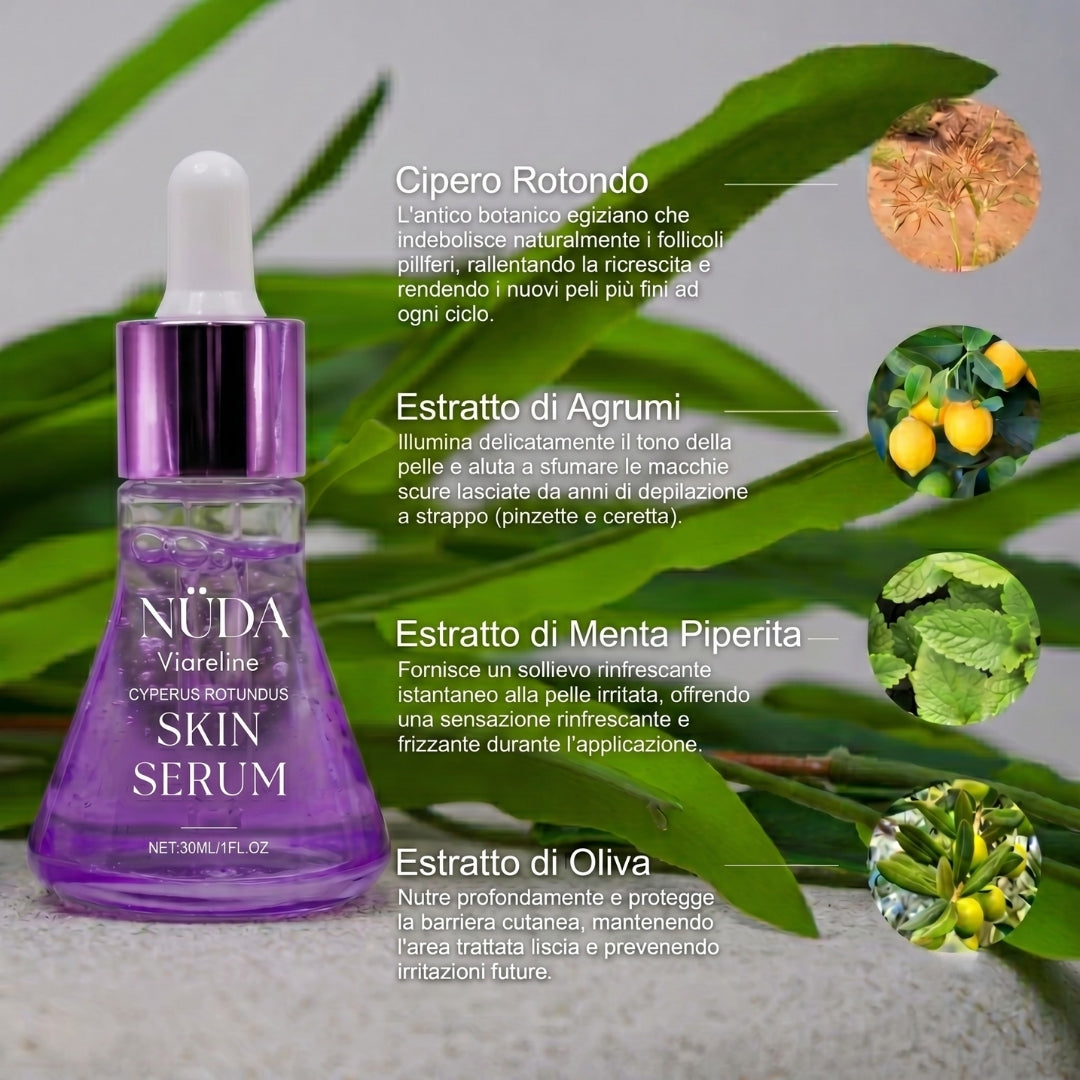 NÜDA VIARELINE SKIN SERUM™ - Il Segreto Botanico Egiziano